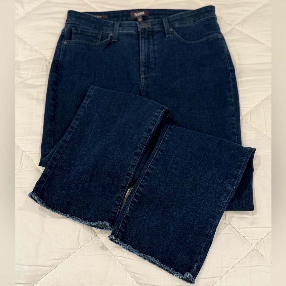 NYDJ Sheri Slim Ankle Jeans in Mystique Size 6 27” inseam Straight Leg